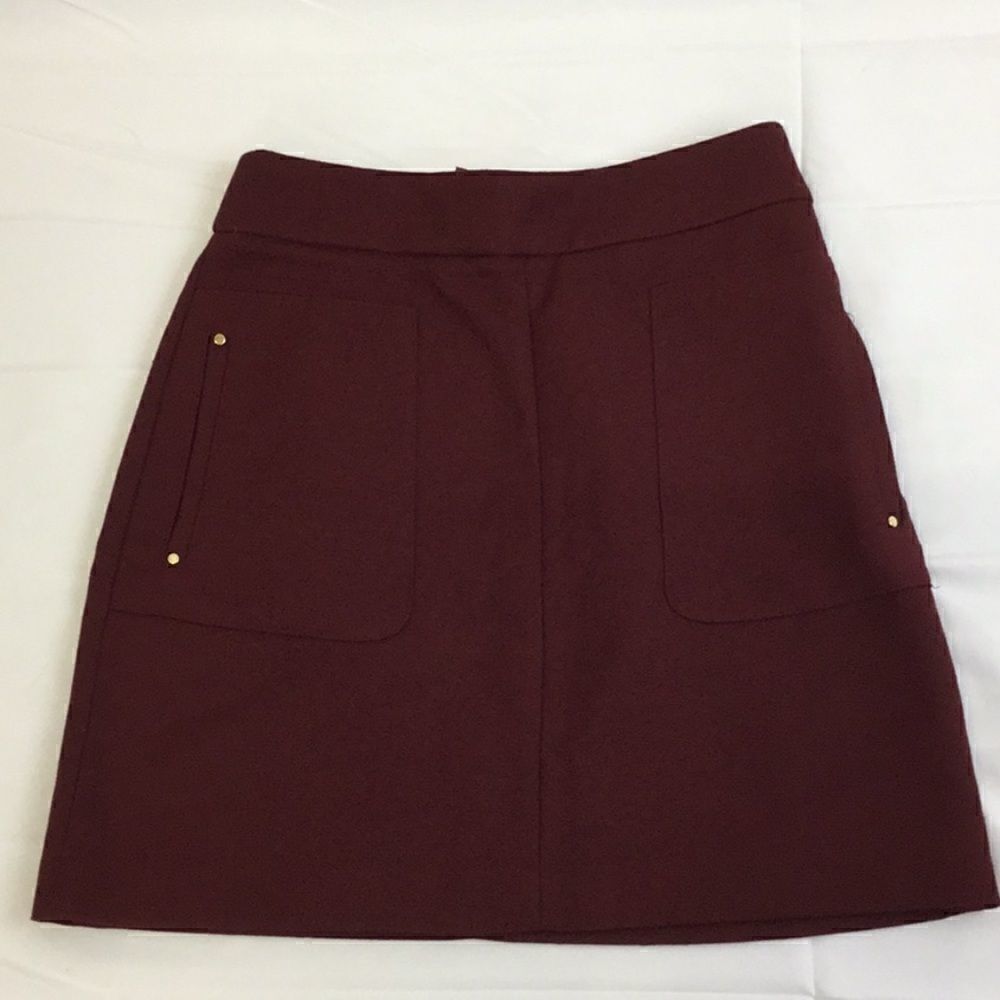 H&M  Burgundy Mini Skirt